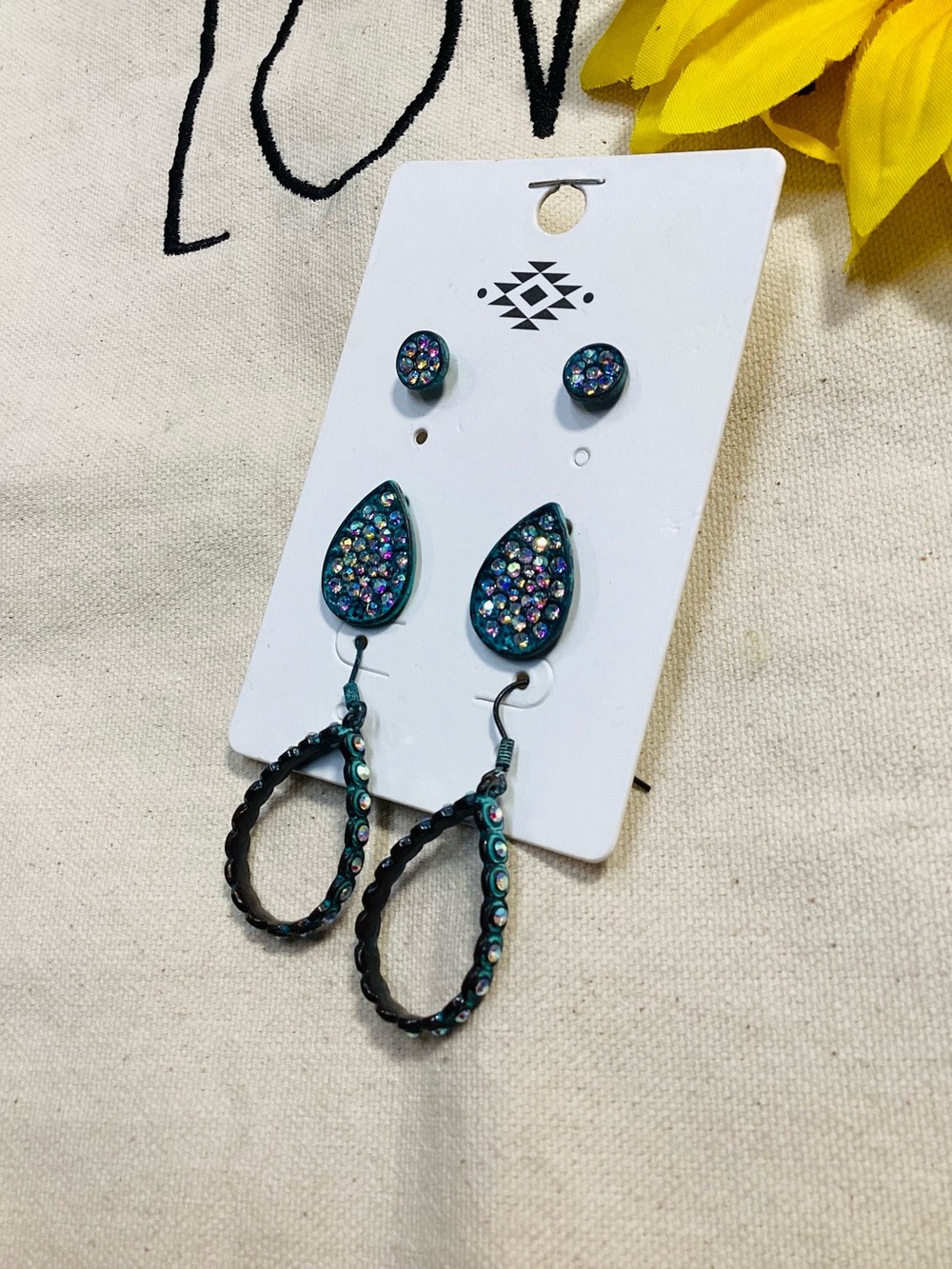 Patina Earring Set - Picture 2 of 2